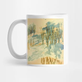 Yellow landscape Mug